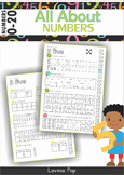 Number Worksheets - All About Numbers 0-20 AUSTRALIAN Spelling
