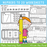 Teen Number Worksheets to 11-20 {Printable Activities for 
