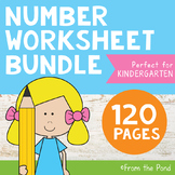 Number Worksheets for Kindergarten