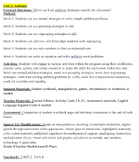 Number Worlds Level E Lesson Plans