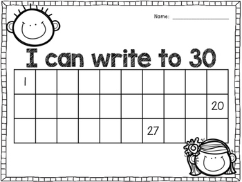 number writing worksheets by caitlin hartos teachers pay teachers