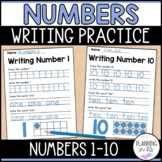 Number Writing Practice 1-10 Worksheets & Teaching Resources | TpT