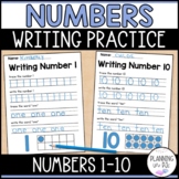 Number Writing Practice 1-10  | Kindergarten Math Worksheets