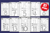 Number Writing Practice 1-20, Tracing Worksheets, Number R