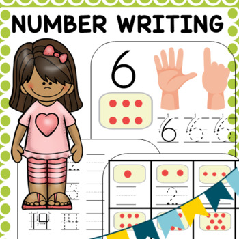 Preview of Number Writing Practice 1-20 and Trace it, Write it, Find Missing Number