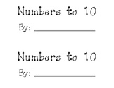 Common Core Math - Number Writing and Counting Poems Book