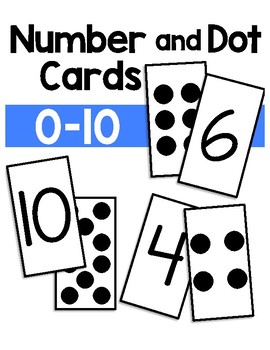 Preview of Number and Dot Cards 0 to 10