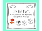 Color, Number, and Letter Recognition Fishing Dramatic Play