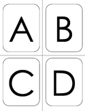 Number and Letter Flashcards