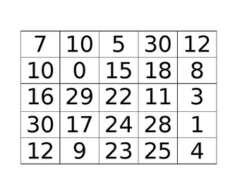 Number bingo by Kinder Rocks | TPT