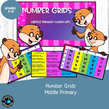 Preview of Number facts and number grid cards
