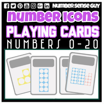 Preview of NUMBER ICON PLAYING CARDS