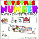 Number identification and matching Christmas 