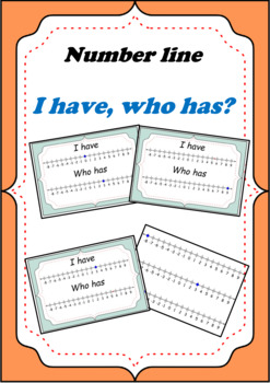 Preview of Number line - I have who has