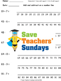 Number Line Addition and Subtraction Lesson Plans, Workshe