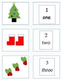 Number match up 1 - 10      Christmas Theme