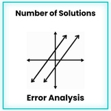 Number of Solutions Error Analysis