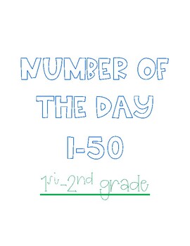 Preview of Number of the Day 