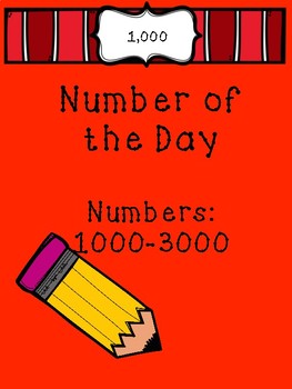 Number Of The Day 1000 3000 By Bonjour Mme Kuhnle Tpt