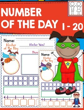 Number of the Day to 20 by Catherine S | TPT