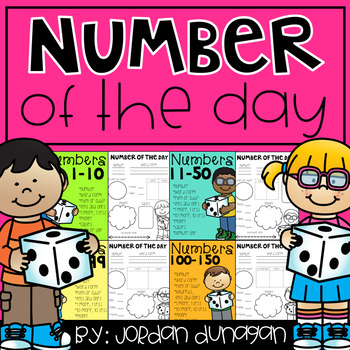 Number of the Day by Jordan Dunagan HeyHeyFirstGrade | TpT