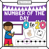 Number of the Day Bulletin Board Set Learn the Numbers 0-2