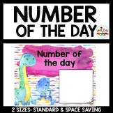 Number of the Day | Calendar Morning Meeting | Math Pack | Dino