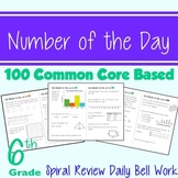 Number of the Day - Daily Spiral Review Bell Work Warm Up 