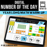 Daily Math Warm Up - Number of the Day for 1st and 2nd Grade
