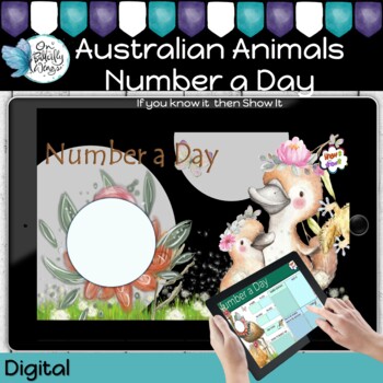 Preview of Number of the Day Digital Australian Animals