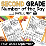 Second Grade Number of the Day Activities | Place Value Nu