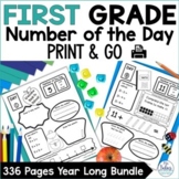 Number of the Day First Grade Math Place Value Worksheets 