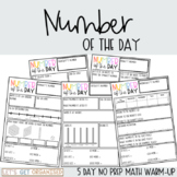 Number of the Day | NO PREP | Up to 5-Digit Numbers