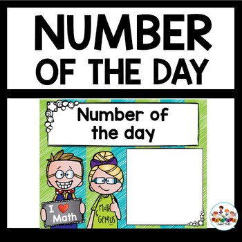 Number of the Day Posters by Teaching Superkids | TpT
