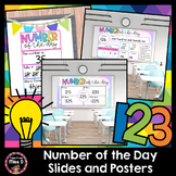 Number of the Day Slides, Posters and Worksheets