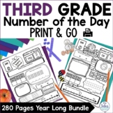 Number of the Day | Third Grade Math | Place Value Workshe