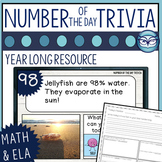 Number of the Day Trivia and Fun Facts Bellwork Slides for