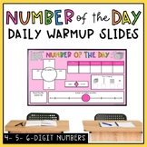 Number of the Day Warmup / Daily Number Slides