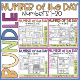 Number of the Day Worksheets Kindergarten Place Value Numb