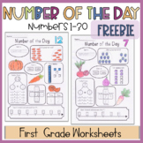 Number of the Day Worksheets Place Value FREEBIE