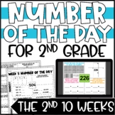 Number of the Day for 2nd Grade - Set Two