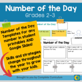 Number of the Day for Grades 2 & 3
