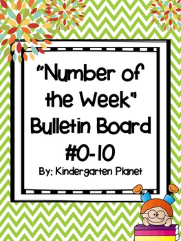 Preview of "Number of the Week" Bulletin Board #0-10