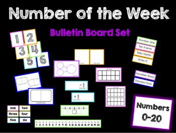 Preview of Number of the Week Bulletin Board Set