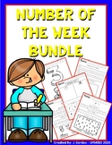 Number of the Week Bundle: Numbers 1-10 - Number Worksheet
