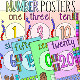Number posters 0-20