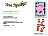 Number recognition teen numbers