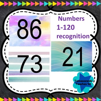 Preview of Number recognition to 120 bundle