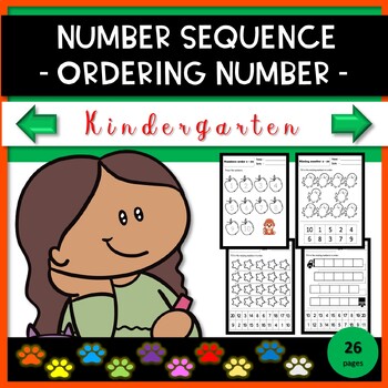 Preview of Ordering Number to 20 Worksheets