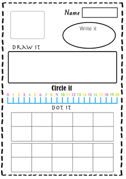 Preview of Number talk recording sheet - 20